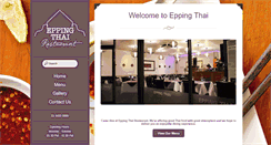 Desktop Screenshot of eppingthai.com.au