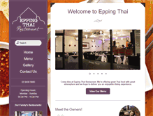 Tablet Screenshot of eppingthai.com.au